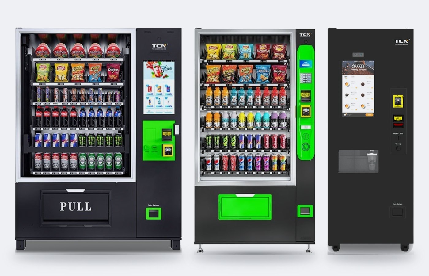 Startseite Getränke-, Snack- und Kaffeeautomat von VendSpot